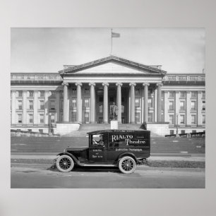 Pôster Caminhão do Painel do Teatro Rialto: 1920