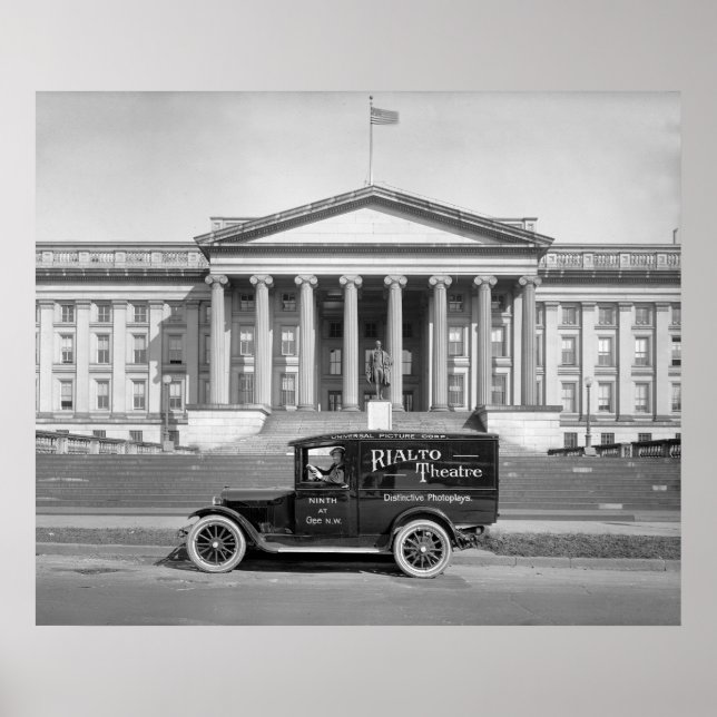 Pôster Caminhão do Painel do Teatro Rialto: 1920 (Frente)