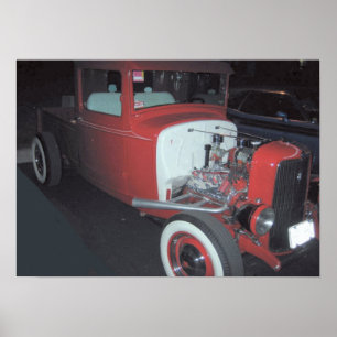 Pôster Caminhão e Motor Clássicos