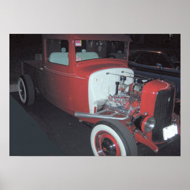 Pôster Caminhão e Motor Clássicos (Frente)