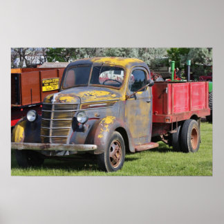 Pôster Caminhão fazenda de ontem