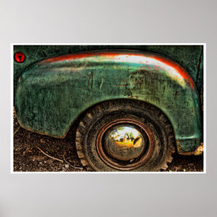Poster - caminhão velho sujo