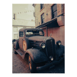 Pôster Caminhão Vintage
