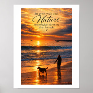 Poster Caminhar com a Natureza