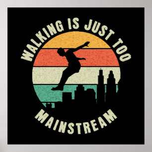 Poster Caminhar é Muito Mainstream
