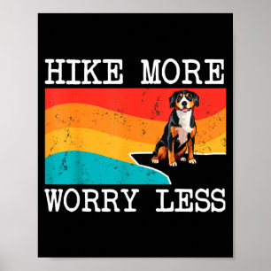 Poster Caminhe mais, se preocupe menos entlebucher mounta