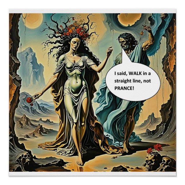 Pôster Caminhe não se pavoneie (Frente)