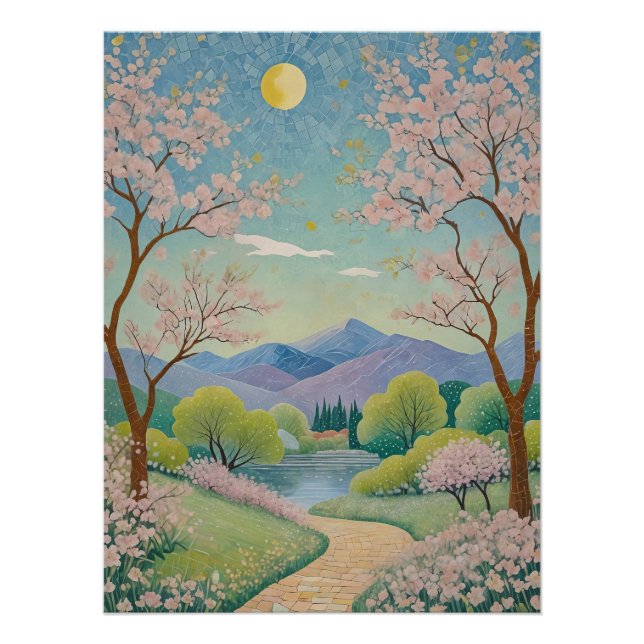 Pôster Caminho Celestial da Primavera (Frente)
