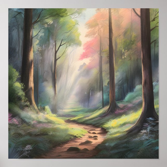 Poster Caminho da Floresta Encantada (Frente)
