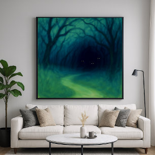 Poster Caminho da Floresta Escura - Estilo de Impressioni