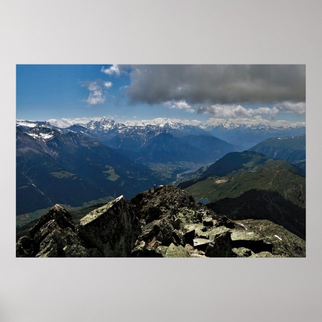 Poster Caminho da Unesco Aletsch (Frente)