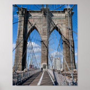 Poster Caminho de Caminhada da Ponte Brooklyn
