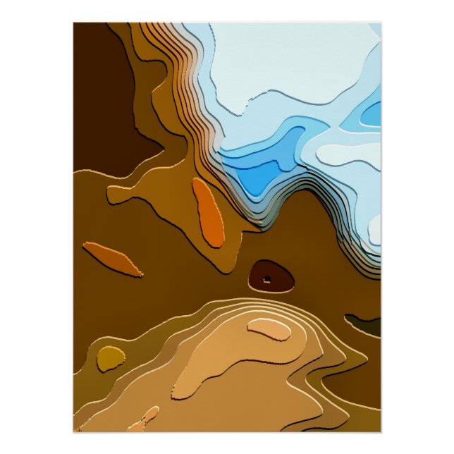 PÔSTER CAMINHO DE MONTANHA (Frente)