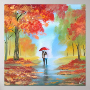 Poster Caminho de outono