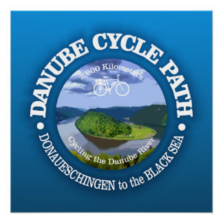Pôster Caminho do Ciclo do Danúbio (ciclismo c)