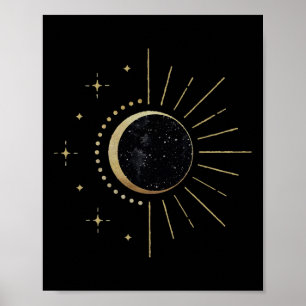 Poster Caminho Do Eclipse Solar Total Da Totalidade