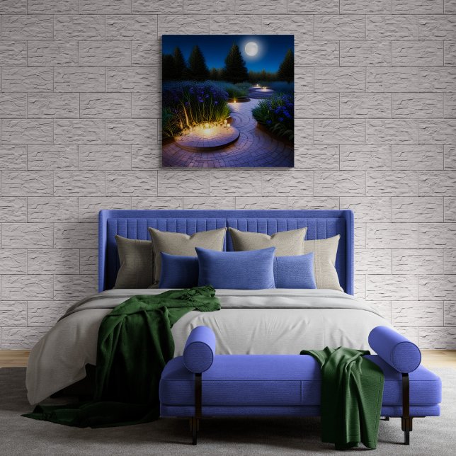 Poster Caminho Do Jardim Sob A Lua Completa (Criador carregado)