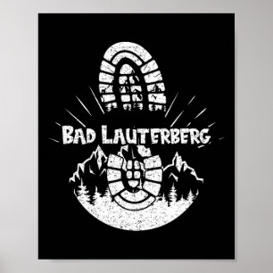 Poster Caminho Em Bad Lauterberg Alemanha Férias Hiker