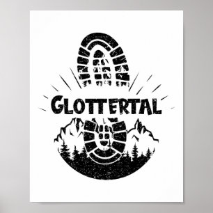 Poster Caminho Em Glottertal Alemanha Férias Hiker
