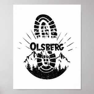 Poster Caminho Em Olsberg, Alemanha, Férias Hiker