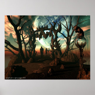 Poster Caminho Escuro para a Luz