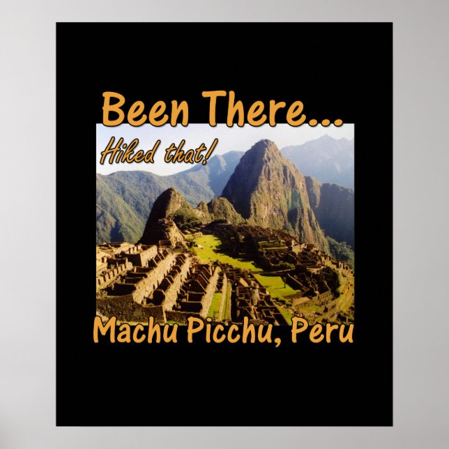 Poster Caminho Inca - Machu Picchu (Frente)