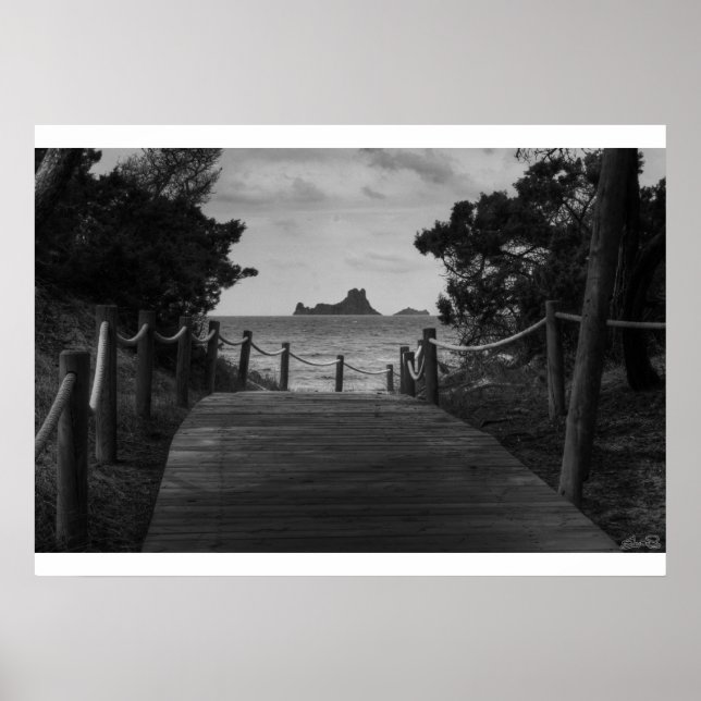 Pôster Caminho para Goat Island (Frente)