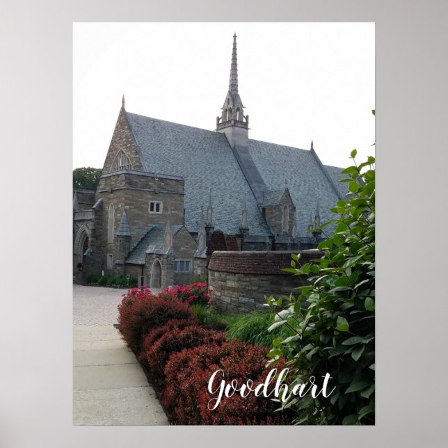 Poster Caminho para Goodhart Hall no Bryn Mawr College (Frente)