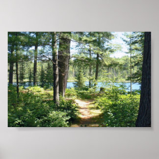 poster "Caminho para o lago"