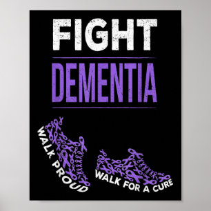 Poster Caminho Por Uma Demência Cura Sensibilização Friso
