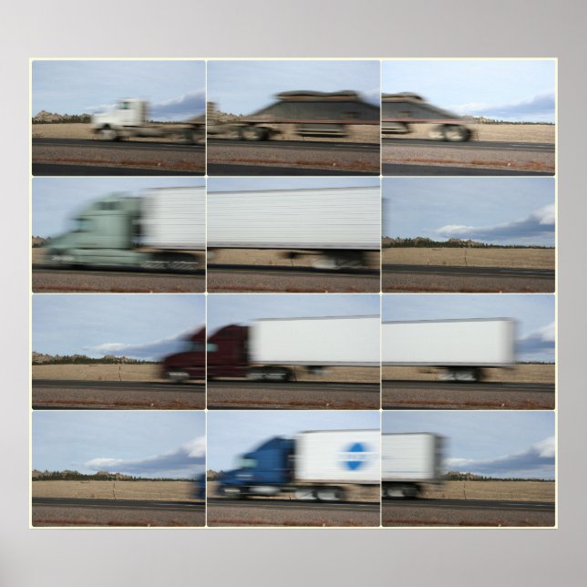 Poster Caminhões (Frente)