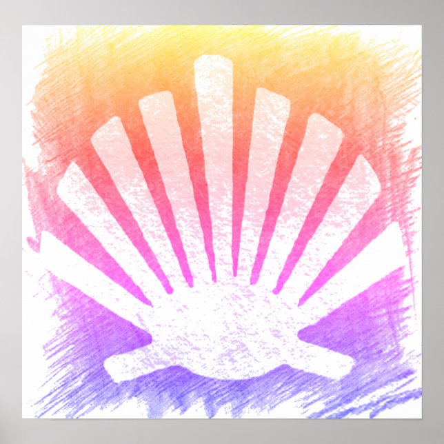 Poster Camino de Santiago A rua James 0241 (Frente)