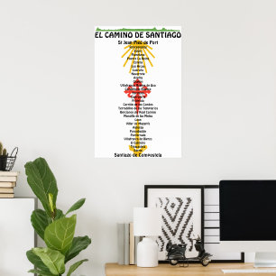 Poster Camino de Santiago A rua James 0312