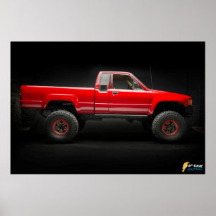 Poster Camionete 1985 de Toyota 4x4