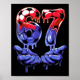 Poster Camisa 67 de Futebol para Meninos — Camiseta 67 pa
