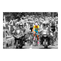 Camisa Amarela do Tour de France Pelotão Corrida d