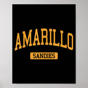 Poster Camisa Amarillo High School Hs Amarillo