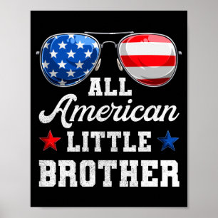 Poster camisa americana infantil combinando para família