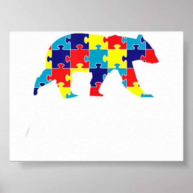 Poster Camisa Autismo Mamãe Bea (Frente)