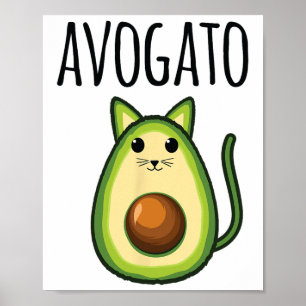 Poster Camisa Avogato Para Mulheres Engraçadas Avocado Ca