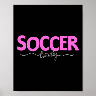 Poster Camisa Beleza Futebol Meninas Mulheres Jogadora Ca