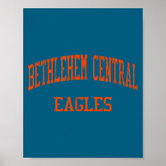 Poster Camisa Bethlehem Central High School Hs (Frente)
