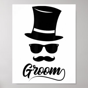 Poster Camisa Branca Engraçada Para Homens Que Ostentam E