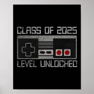 Poster Camisa Cl De 2025 Nível Desbloqueado Volta às Aula