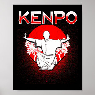 Poster Camisa das Artes Marciais Kenpo T Camisa Kenpo Kar