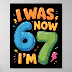 Poster Camisa de Aniversário de 7 Anos - Era 6 Agora Sou