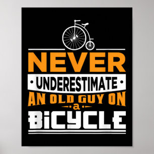 Poster Camisa De Bicicleta Para O Ciclo De Cavaleiro Do V