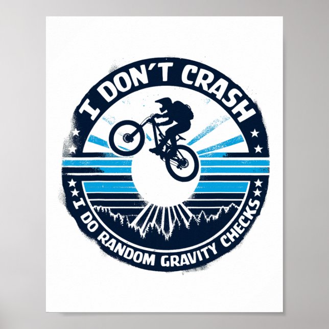 Poster Camisa de Ciclismo Bicicleta Eu Não Sofro Acidente (Frente)