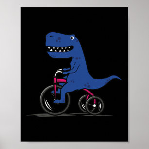 Poster Camisa de Ciclismo de Montanha Dinossauro . Mtb
