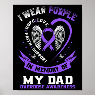 Poster Camisa de Conscientização sobre Overdose em Memóri